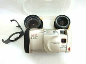 オリンパス OLYMPUS CAMEDIA デジタルカメラ C840L コンパクトカメラ レンズ×2 箱取扱説明書なし ノーチェックジャンク品 ■