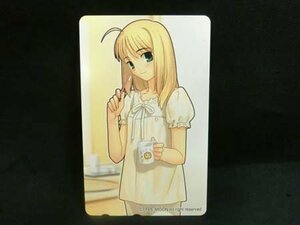 テレホンカード50 フェイト Fate TYPE－MOON All rights reserved セイバー テレカ 50度 NTT 経年保管 未使用品 ■3