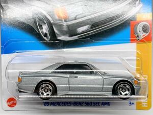 Hot Wheels 2023 Basic Car '89 MERCEDES-BENZ 560 SEC AMG ホットウィール メルセデス・ベンツ W126 Sクラス クーペ