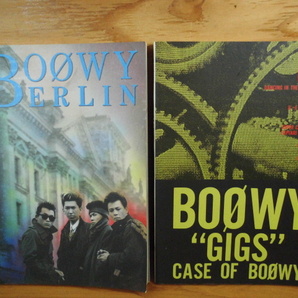 ☆格安売切☆BOOWY BERLIN GIGS CASE OF BOOWY 3+4 バンドスコア ボウイ ボーイ ベルリン ギグス 楽譜 写真集 SCORE HOUSE 1985 1988の画像1