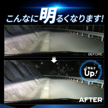 HIDより明るい○ エルグランド / E50 / E51 / E52 (H12.8～R2.9) D2S 新型 純正HID LED化 交換 爆光 LEDヘッドライト バルブ_画像4