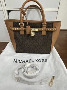 Michael Kors マイケルコース　　ハンドバッグ　ショルダーバッグ★美品★ A4サイズ収納OK