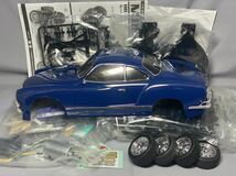 タミヤ 1/10RC フォルクスワーゲン カルマンギア M06シャシー　ボディ タミヤ のみ作成済み 新品? TAMIYA M-06 シャーシ_画像2