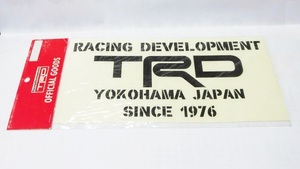 TRD ステンシルステッカー ブラック（小）　新品未開封