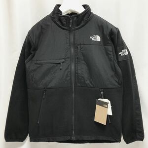 XXL 新品 ノースフェイス デナリ ジャケット ブラック 黒 Denali Jacket フリース ショルダー ワッペン 付き スクエア ロゴ ビッグサイズ