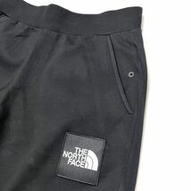 L 新品 ノースフェイス ボックス ロゴ ワッペン 付き スウェット パンツ ブラック 黒 スウェットパンツ トレーナー ジョガー ボトムス_画像6
