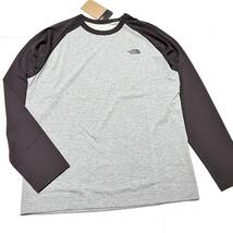 XL 新品 ノースフェイス ロングスリーブ ベースボール ヌプシティー ロンT 長袖 Tシャツ LS Baseball Nuptse Tee ラグラン バイカラー_画像5