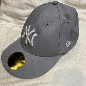 NEWERA ヤンキース 59FIFTY グレー ニューエラ キャップ ニューヨークヤンキース 帽子