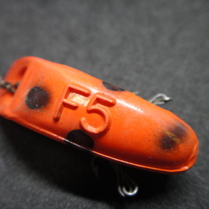 老舗HELIN’S TACKLE CO.へリン社 Flat Fish フラットフィッシュ F5 基本色オレンジORの画像4
