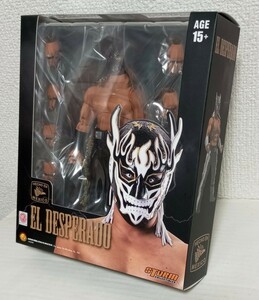  limitation black gold mask L * Desperado action figure New Japan Professional Wrestling sofvi Suzuki army mask less la- height .hi rom IWGP. person belt a