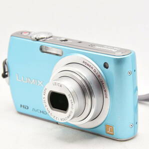★極上品★パナソニック Panasonic LUMIX DMC-FX70 フローラルブルー コンパクトデジタルカメラ #579G298の画像2