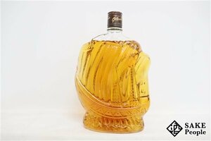 ◇注目! 三楽 グロリア・オーシャン クリアシップボトル 760ml 43％ ジャパニーズ