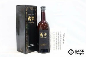 ★1円～ 十四代 蘭引酒 鬼兜 オーク樽長期貯蔵 黒ラベル 720ml 40度 箱 冊子付き 高木酒造 山形県 米焼酎