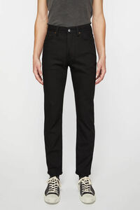 Acne Studios/ Acne s Today oz /RIVER STAY BLACK/ slim Fit jeans / black Denim pants /SIZE EUR 32 32