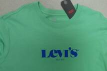 新品リーバイス16139-0050 XLサイズ リラックスフィット ロングスリーブ Tシャツ ライトグリーン 薄緑 長Ｔ ロンＴ シャツ カットソー ロゴ_画像2