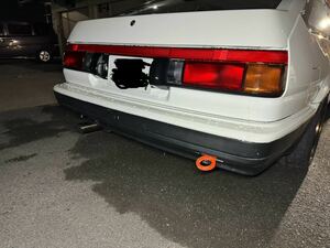 AE86 後期 純正リアバンパー 