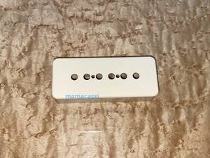 新品 P-90 Soapbar Pick Up Cover Ivory 50mm (10mm) ソープバー ピックアップ カバー アイボリー Soap Bar Type for リア Bridge ブリッジ