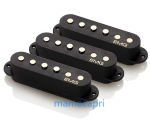 新品 EMG 純正 SV Set Black Active Single Coil Pickupアクティブ シングルコイル ピックアップ セット Neck&Middle&Bridge Side ブラック