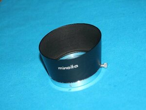 ★ 超激安出品！希少！きれいな！★ Minolta ミノルタ MC ロッコール 標準レンズ用 純正メタルフード D57KB ※ コレクションに！FB1202