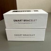 ① SMART BRACELET 黒 ブラック スマートウォッチ 2個セット 時計 ブレスレット ※動作未確認 汚れ等あり。_画像5