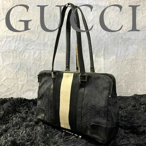 GUCCI グッチ ハンドバッグ ダメージあり ブラック DB026