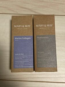 MARY&MAY マリーアンドメイ セラム マリンコラーゲン ヒアルロン酸 クーポン