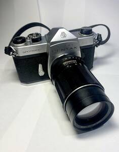 ASAHI PENTAX　アサヒペンタックス　SPOTMATIC SP　Super-Takumar 　絞り1:3.5/f=135mm　一眼レフ　フィルムカメラ　カメラ　レトロ カメラ