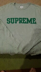 supreme カレッジロゴロンT l/s top 長袖 BOX arc TheNorthface nike vans