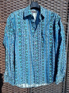 80s-90s USA製 Ruddock Bros ネイティブウエスタンシャツ