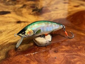 T.C.G Handmade Lures 50s No.6 ハンドメイドミノー アワビ貼り ハンドメイドルアー