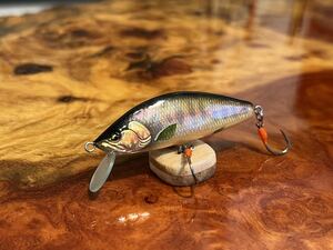 T.C.G Handmade Lures 50s No.14 ハンドメイドミノー アワビ貼り ハンドメイドルアー