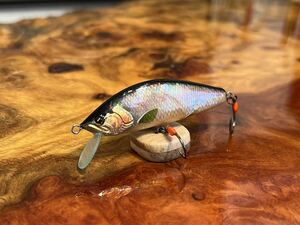 T.C.G Handmade Lures 50s No.17 ハンドメイドミノー アワビ貼り ハンドメイドルアー