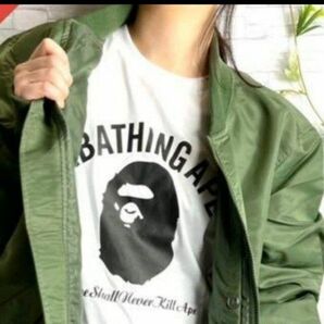 A BATHING APE エイプ MA-1 ジャケット　xs 新品未使用