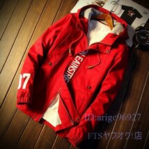 T154☆新品メンズジャケットフード付きミリタリージャケットコーチジャケット野球服ブルゾンジャンパースタジャン春秋グーリンM~5XL_画像5