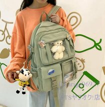 A0408☆新品可愛いリュック レディース通学旅行出張アウトドアバック大容量学生バックパック_画像3