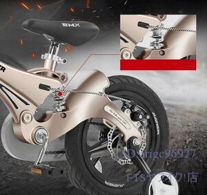 V151☆新品子供用自転車 14インチ 補助輪付き 幼児用 自転車 高さ調節可能 子供車 3~7歳 マグネシウムフレーム 前後ディスクブレーキ