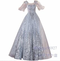 A1537☆新品ウエディングドレス カラードレス　結婚式　披露宴　パーティー　演奏会　発表会　ステージ衣装　_画像5