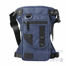 A2298☆新品オートバイ ウエストレッグバッグ 防水 多機能 ツーリング レッグポーチ 男性用_画像4