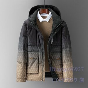U391 ☆ Новая куртка зимняя одежда холодная защита мужская/ короткая капюшон Съемный блузон верхний склон Внешний Хаки XL