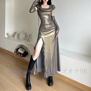 A5554☆新品大人気 ワンピースレディース 20代30代40代　極美品　超sexy dress　素敵 ロング丈