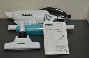 【makita】18V/充電式クリーナー//CL281FD//CL281FDZCW//【本体+サイクロンアタッチメント付属】/ケース付　中古品(菅2248YO)