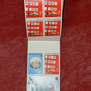 記念切手 日本万博博覧会記念 昭和45年 切手帳 金 未使用品 同封可の画像2