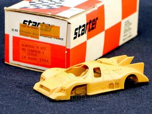 【スターター】1/43 Rondeau M482 MC CORMACK-DODGE LM 1984 Starter ロンドー ルマン Le MANS レジンキット 未開封 未組立 当時モノ レア