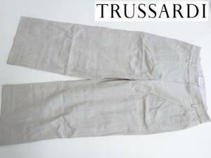 2万 美品 TRUSSARDI　トラサルディー★グレイジュ　スウェード調　パンツ 　38　M相当
