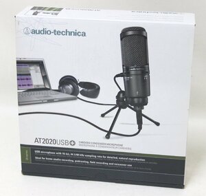 1D330 美品！ audio-technica オーディオテクニカ USB コンデンサー マイクロホン AT2020USB+ 動作確認済み 【ニューポーン】