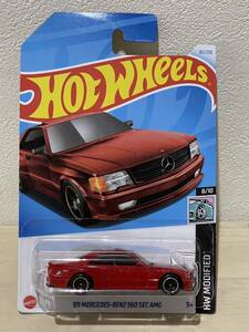 日本未発売　2024年　Dアソート ホットウィール 89 メルセデス ベンツ560 SEC AMG Hot Wheels MERCEDES-BENZ