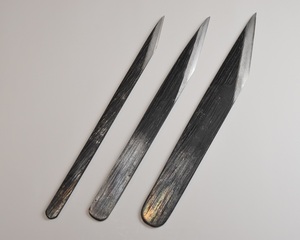  cut ... small sword 3 pcs set 3,5,7 minute blue steel black strike new goods [ free shipping ]