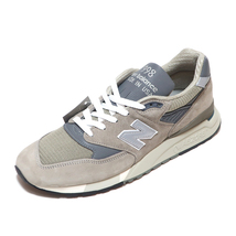 NEW BALANCE U998GR GRAY GREY SUEDE MADE IN USA US8 26cm ( ニューバランス 998 グレー スエード アメリカ製 )_画像4