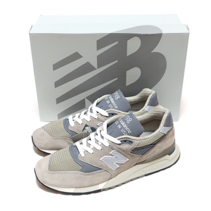 NEW BALANCE U998GR GRAY GREY SUEDE MADE IN USA US8.5 26.5cm ( ニューバランス 998 グレー スエード アメリカ製 )