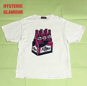 【人気】HYSTERIC GLAMOUR　ヒステリックグラマー　HYS FUNKA Tシャツ　ファックベアー　オーバーサイズ　ビッグシルエット　02222CT08